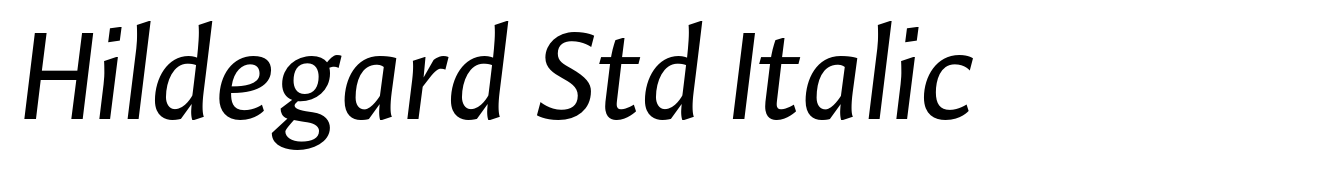 Hildegard Std Italic